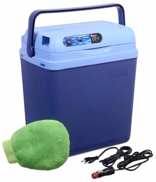 Chladiaci box s displejom 48W/230/12V 25 l modrý