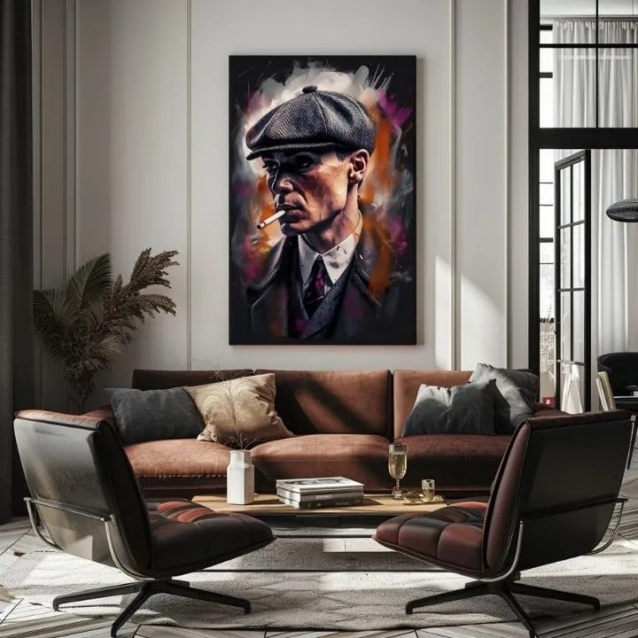 Obraz Tommy Shelby: Kráľ ulíc | Akrylové detaily