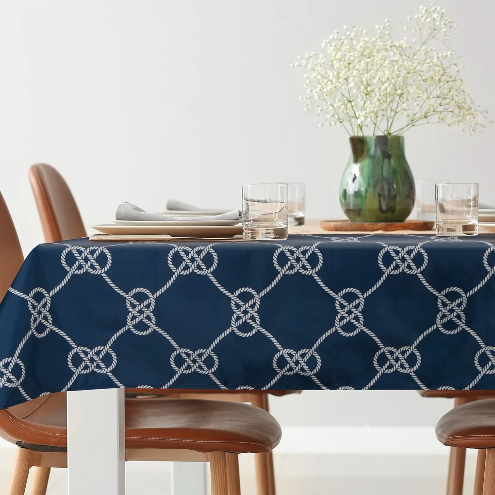 ZÁHRADNÝ VODEODOLNÝ OBRUS GARDEN 140X220 CM VZOROVANÝ