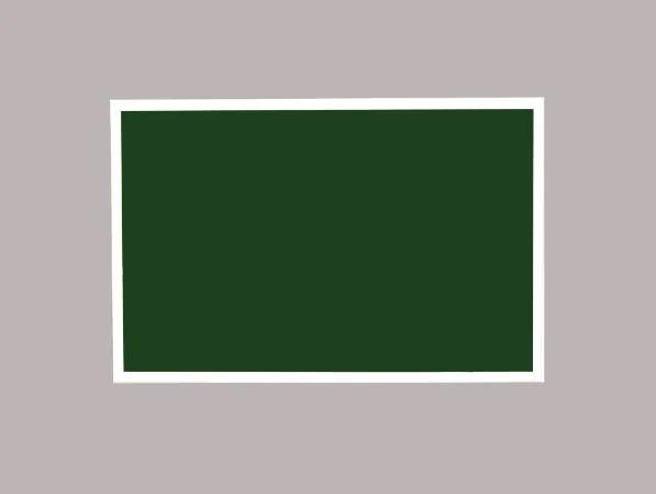 Toptabule.sk KRT01B Zelená kriedová tabuľa v bielom drevenom ráme 100x200cm / magneticky