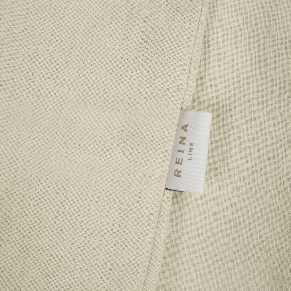 ĽANOVÉ OBLIEČKY LINEN 160X200 CM, 2 KS 70X80 CM KRÉMOVÉ