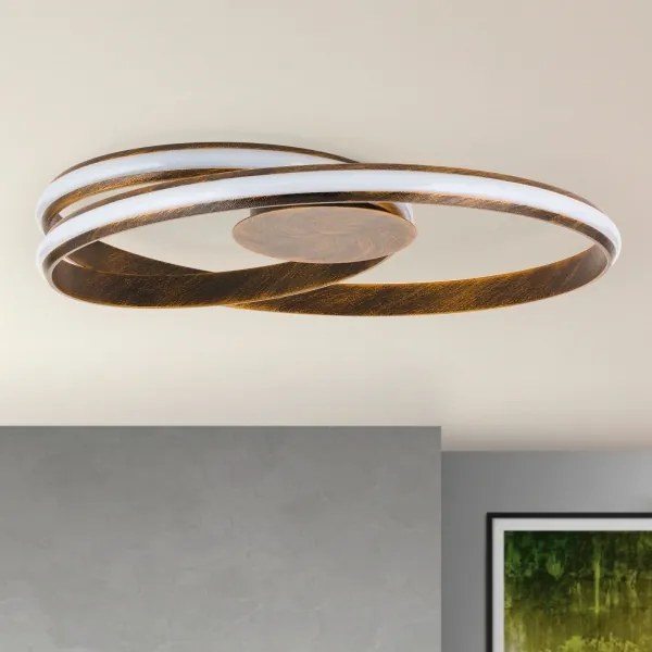 Orion DL 7-638-LED Stmievateľné stropné svietidlo CIRCUS LED/30W/230V hnedá/patina