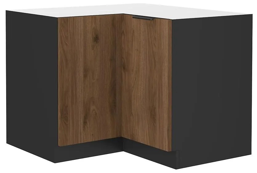 Kuchynská skrinka Monza orech okapi 90x90 Dn 2f bb