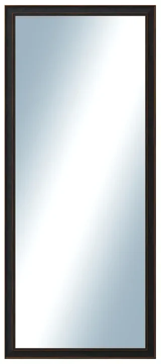 DANTIK - Zrkadlo v rámu, rozmer s rámom 60x140 cm z lišty ANDRÉ veľká čierna (3154)