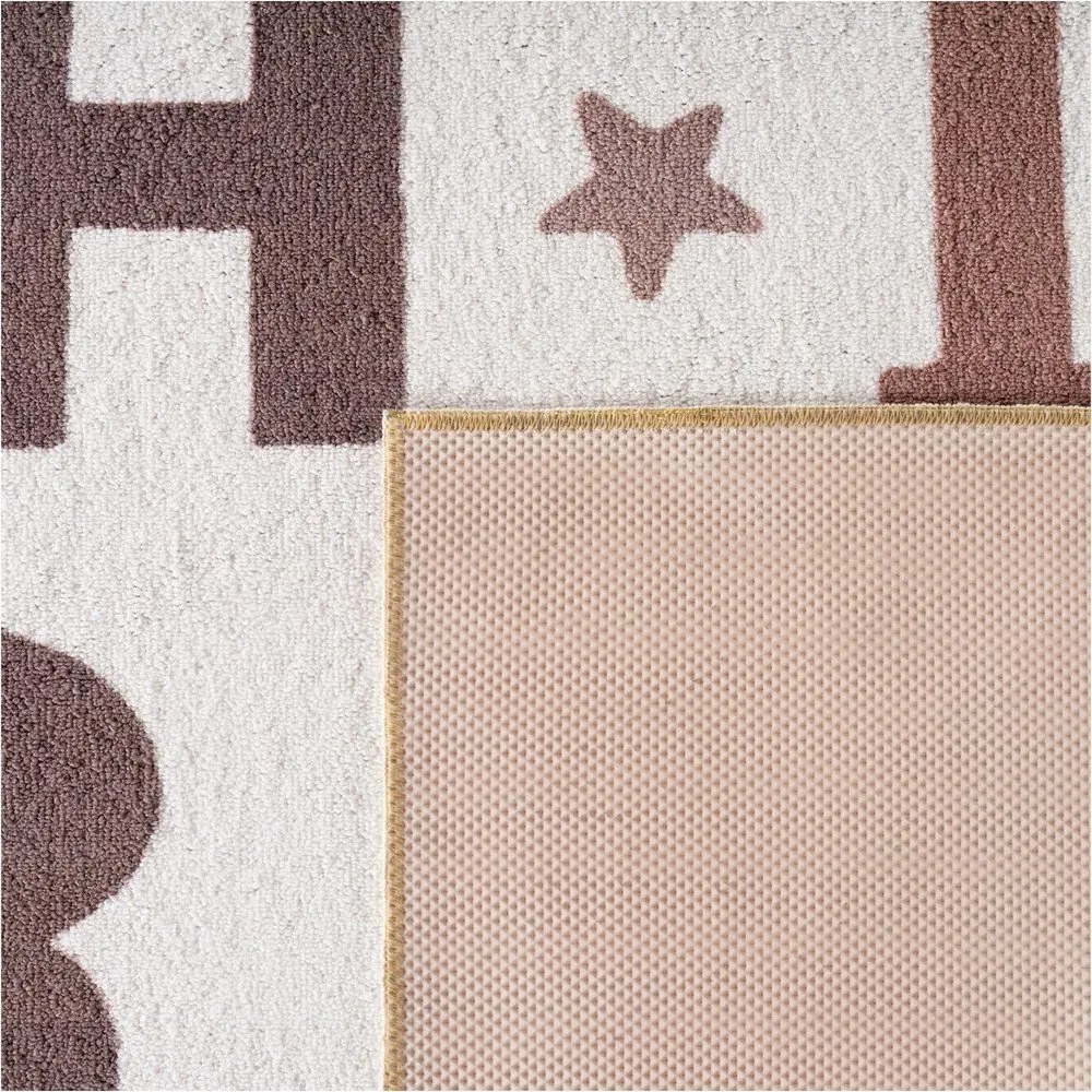 Krémovobiely prateľný detský koberec 120x170 cm Coco 1133 – Ayyildiz Carpets