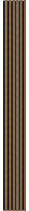 Mexen Lam-B, akustické stenové lamely 275 × 30 cm, HDF doska 4 mm, technická dyha, orech prírodný, S100-275307-3015-016