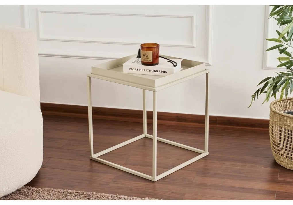 Odkladací stolík Simi Taupe