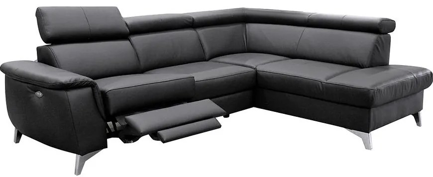 Rohová sedacia súprava Lince 1TVE-ELE1-OTM/BK Madras 207 CZ