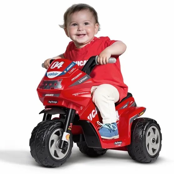 PEG PEREGO MOTORKA MINI DUCATI EVO - ČERVENÁ - 2021 - 6V - 25 W - 4,5Ah