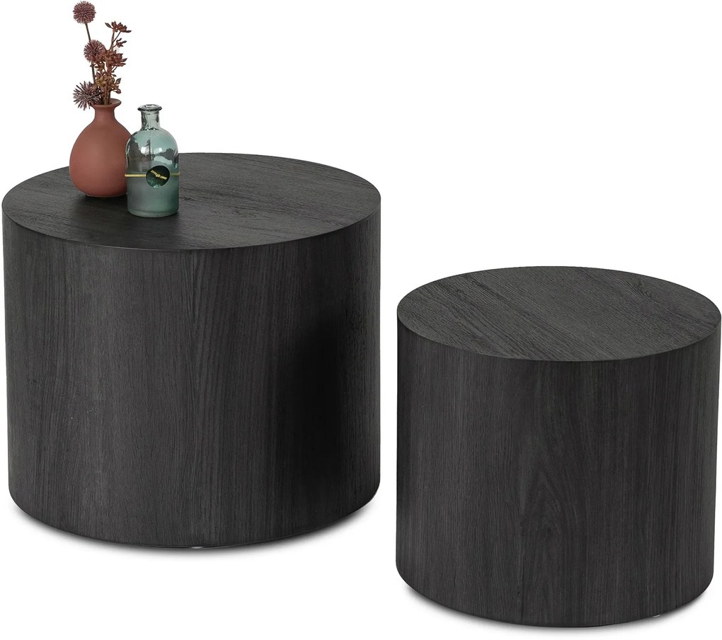 PROXIMA.store - Moderná zostava stolíkov LEILA FARBA: orech