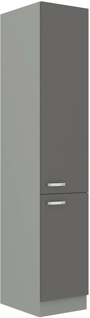 Horná kuchynská skrinka Gonir 40 DK-210 2F (korpus: sivá + front: lesk sivý). Vlastná spoľahlivá doprava až k Vám domov. 1134471