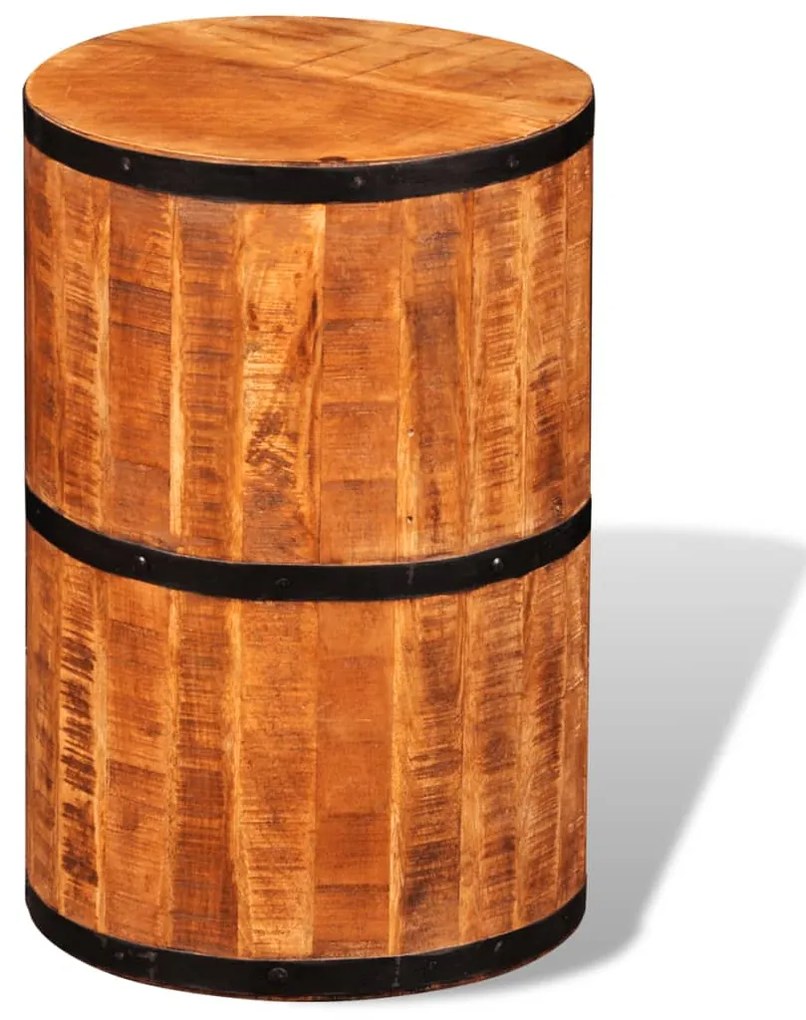 vidaXL Barová stolička, hrubé mangovníkové drevo