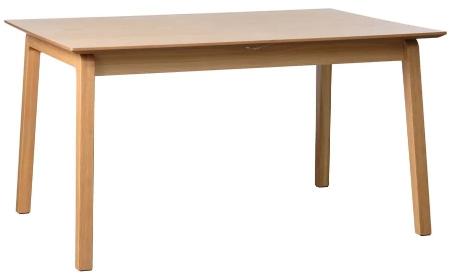 Rozkladací jedálenský stôl s doskou v dubovom dekore v prírodnej farbe 95x200 cm Bari – Unique Furniture