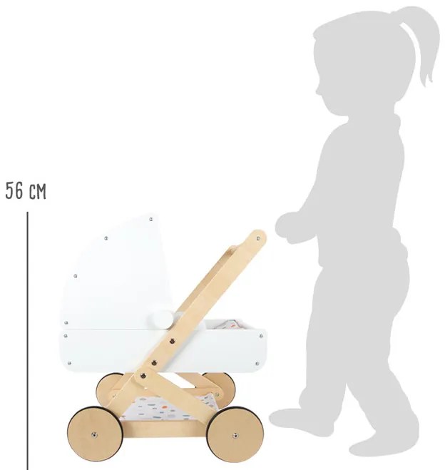 Kočík pre bábiky Little Button