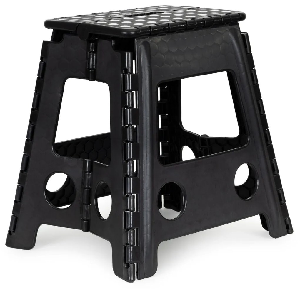 Skládací stolička TABOR 39 cm černá