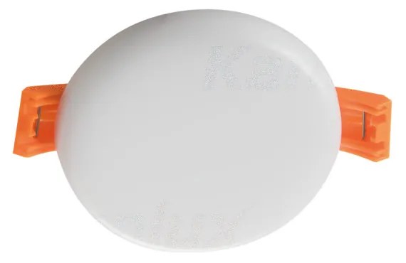 KANLUX Zápustné LED osvetlenie LEVOL, 6W, teplá biela, 75mm, okrúhle, IP65/20