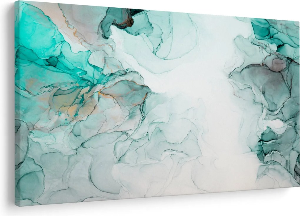 Obraz - Atramentová abstrakcia 2 (90x60 cm)
