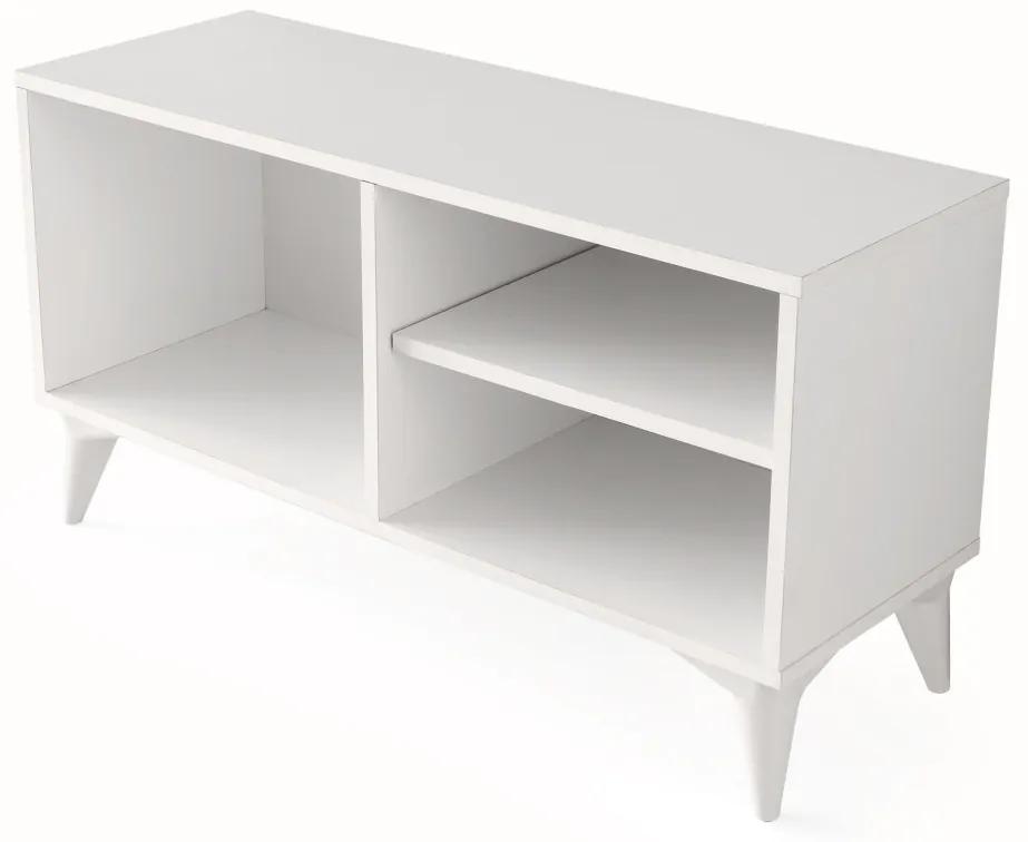 TV stolek ZISINO 100 cm bílý