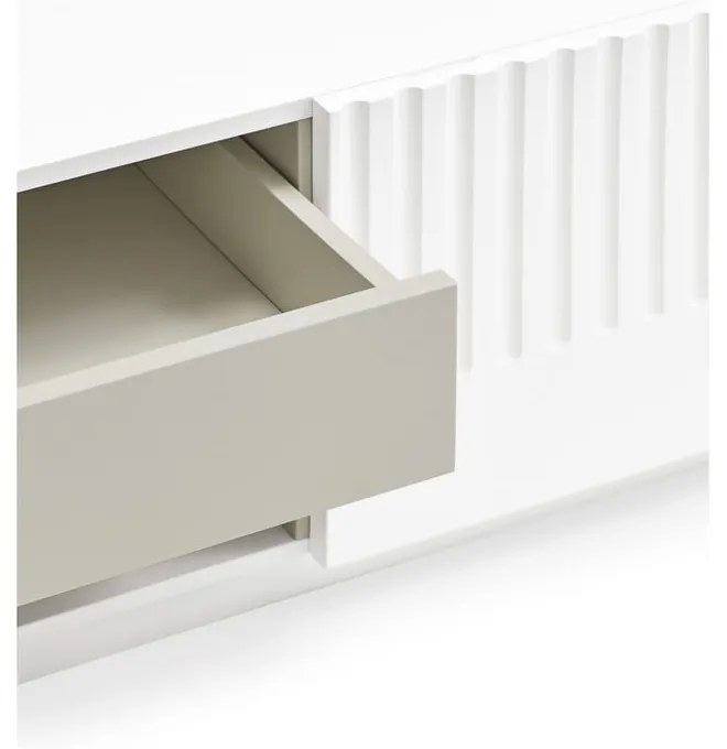 Biela TV komoda Teulat Doric