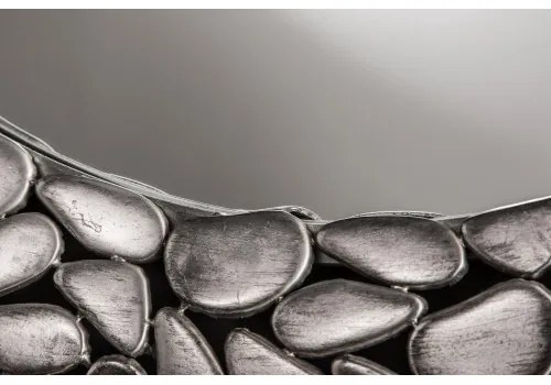 Zrkadlo 41430 Ø82cm Mosaic silver-aluminium - Komfort-nábytok