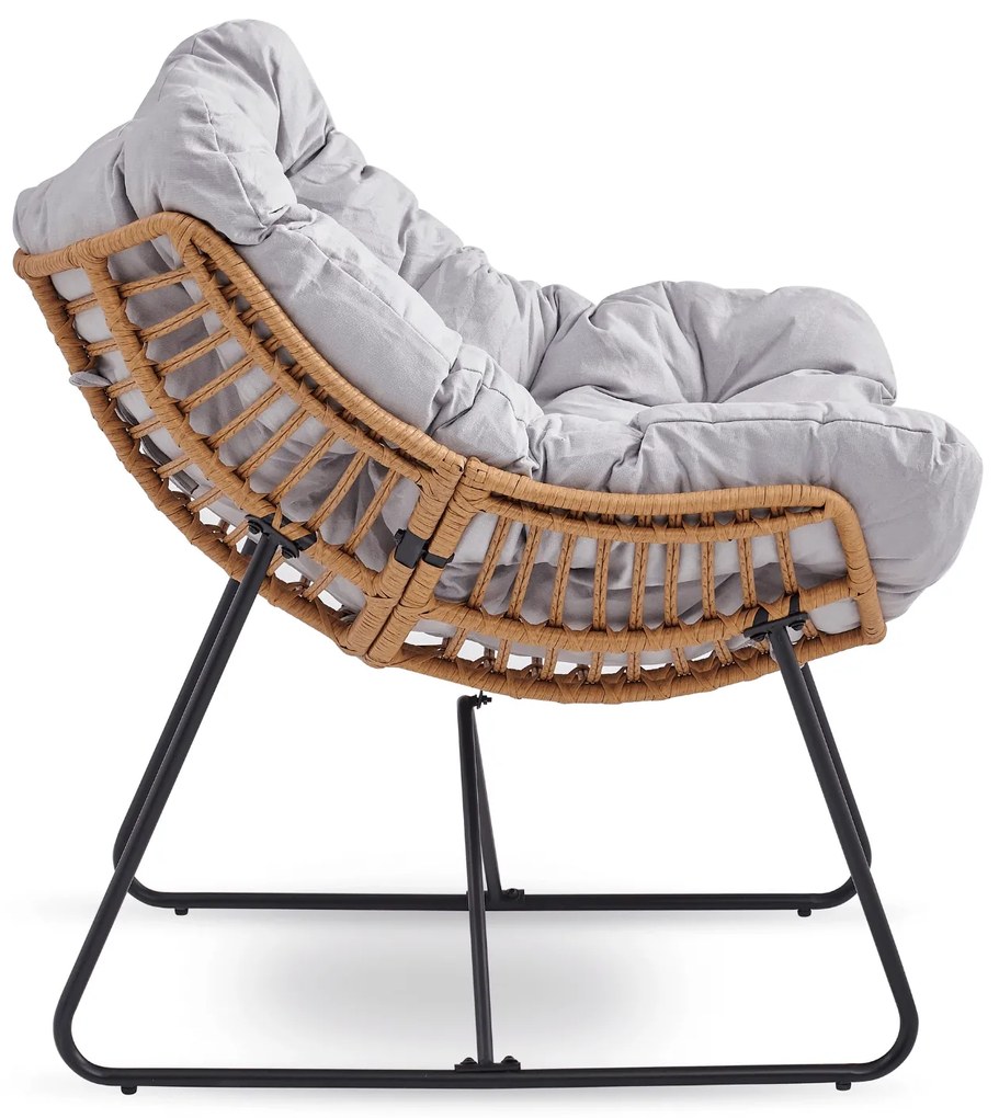 PROXIMA.store - Relax­­ačné kreslo FIN FARBA: béžová