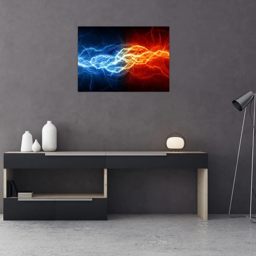 Sklenený obraz elektrického napätia (70x50 cm)