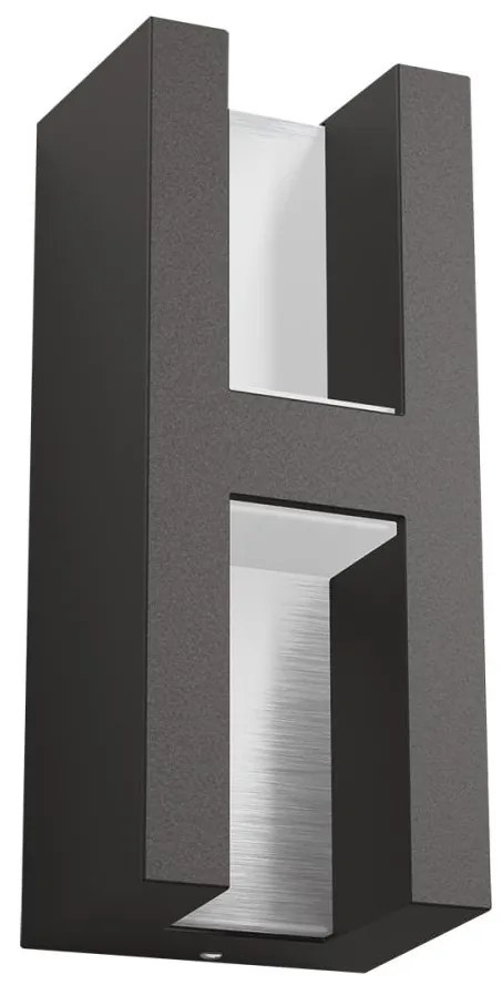Philips 17351/93/P0 - LED Vonkajšie nástenné svietidlo SHADOW 2xLED/4,5W IP44