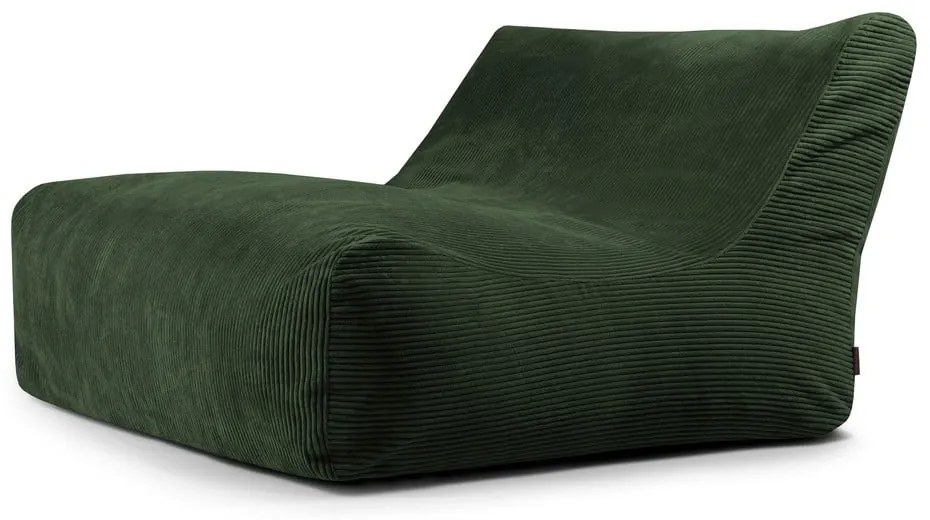 Zelený menčestrový sedací vak Sofa Lounge – SLOWDOWN