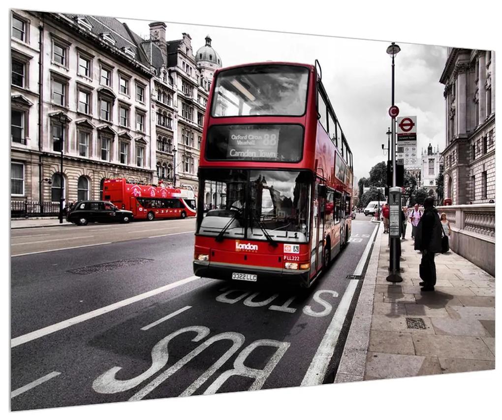 Obraz londýnskeho autobusu (90x60 cm)