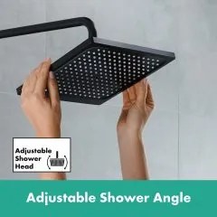 Hansgrohe Croma E, hlavová sprcha 240, 1jet, čierna matná, HAN-26726670