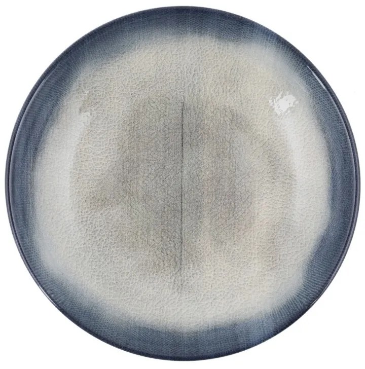 Porcelánová sada 26 ks talířů CeramicLike modrá/hnědá