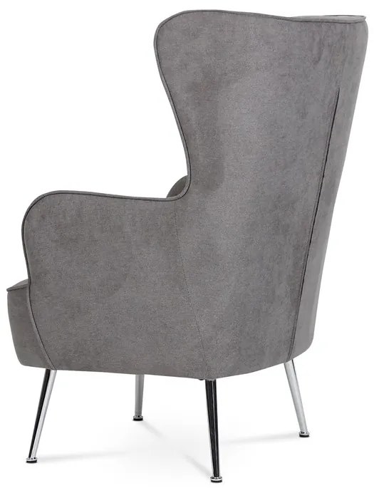 BONTEC Kreslo, sivá látka, AK-317 GREY2 Farba: Šedá