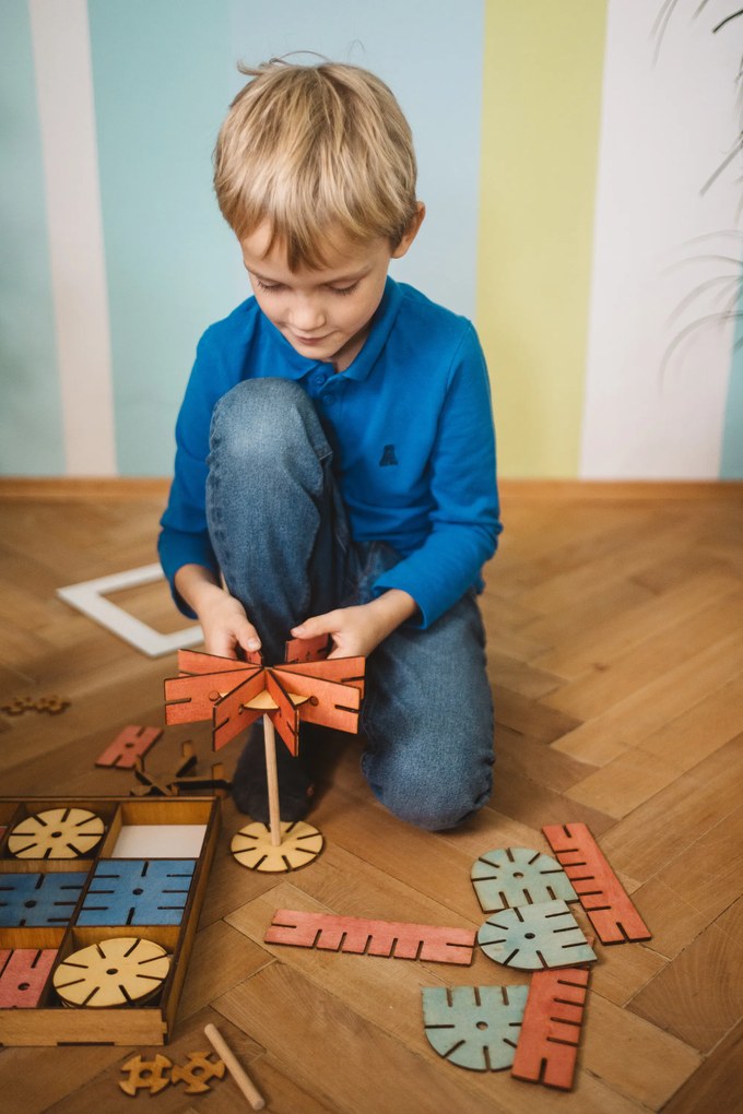 Stavebnica Creative design kit - farebná