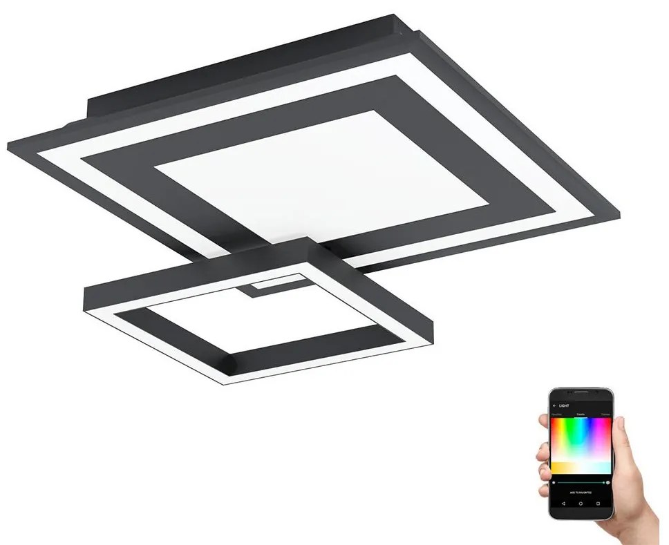 Eglo 900025 - LED RGBW Stmievateľné stropné svietidlo SALITERAS-Z LED/21,6W/230V