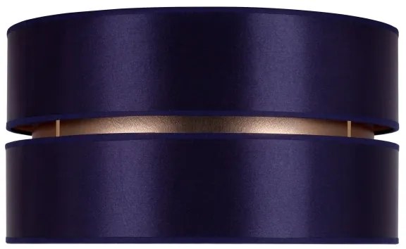 Duolla - Stropné svietidlo DUO 1xE27/15W/230V pr. 40 cm modrá/zlatá