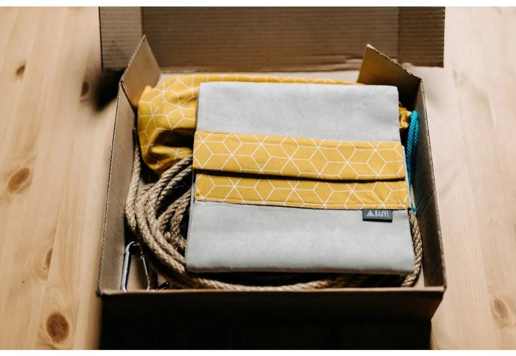 Hojdačka BaaVi SWING horčicová