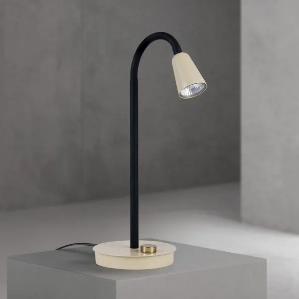 Orion - Stmievateľná flexibilná stolová lampa DOTTY 1xGU10/10W/230V béžová/čierna