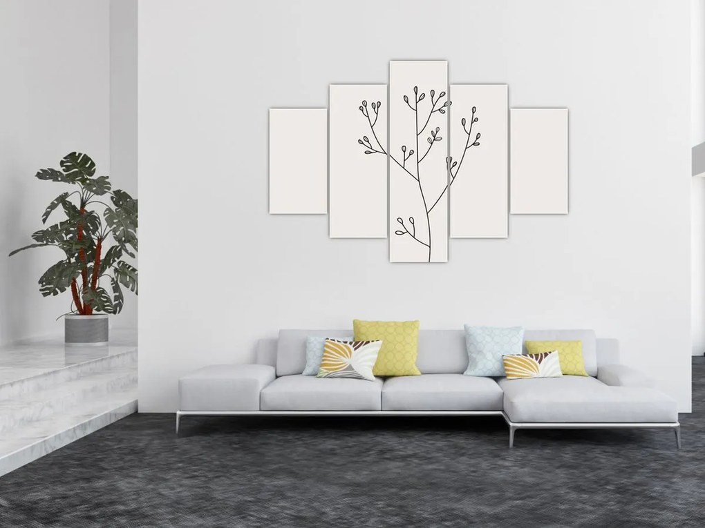 Obraz - Lúčny kvet N⁰3 (150x105 cm)