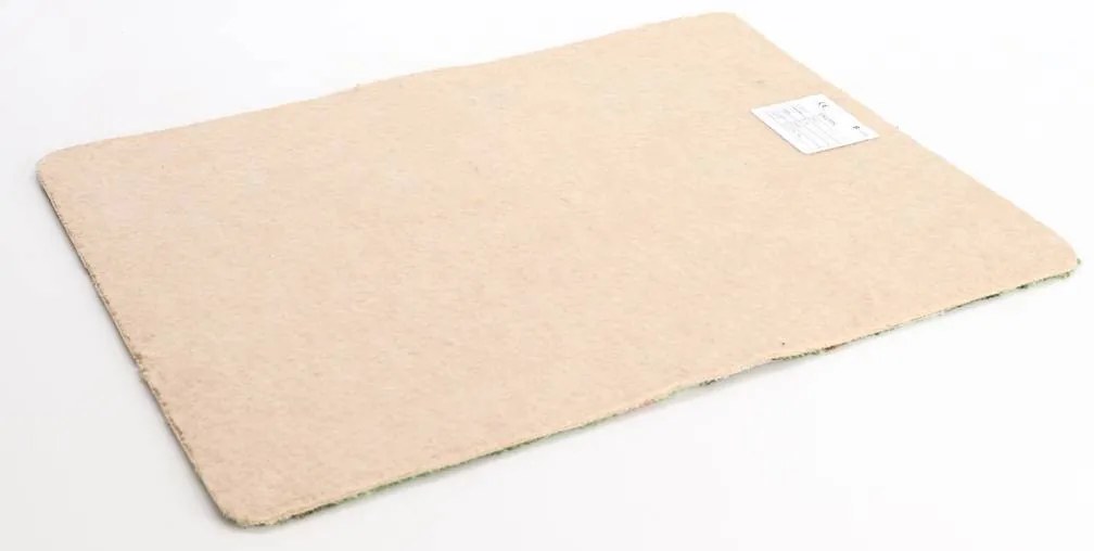 Koberec metráž Drops 24, na mieru, šíře 4m, zelená, filc, chodba / predsieň, ITC