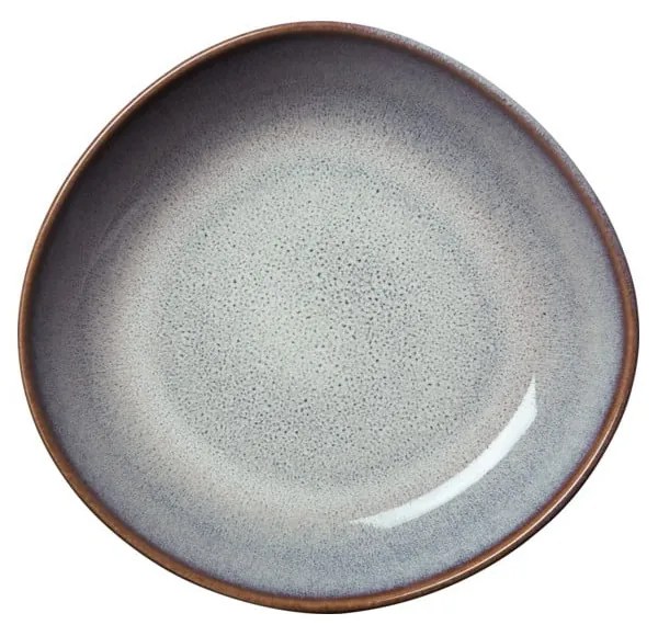 Sivo-hnedá kameninová misa Villeroy &amp; Boch Like Lave, ø 21,5 cm