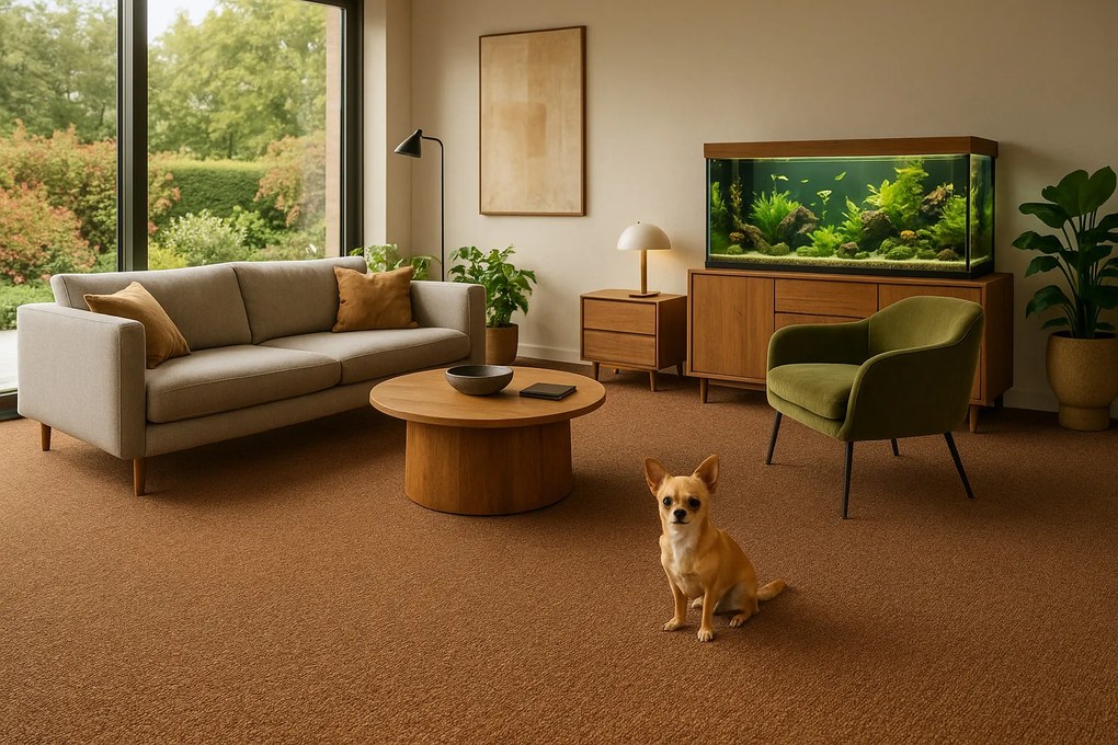 Condor Carpets, AKCIA: 370x400 cm Metrážny koberec Rambo-Bet 60, šíře, hnedá, filc, kuchyňa