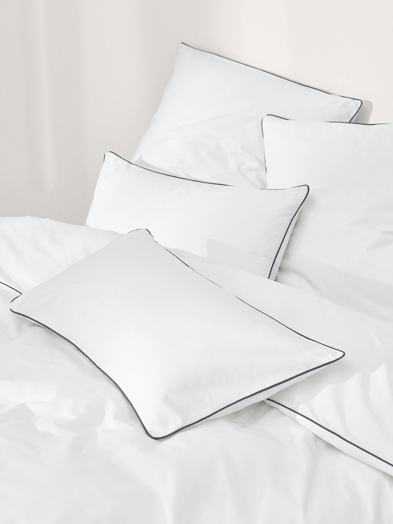 Obliečka na paplón z bavlneného perkálu's lemom Daria