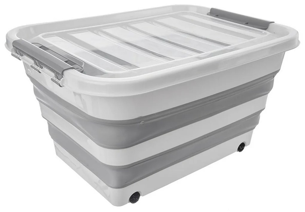 Orion Skladací box s kolieskami Kemp, 30 l