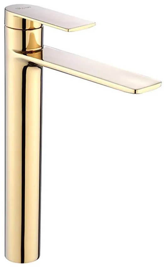 Vysoká umývadlová batéria Rea Storm zlatá