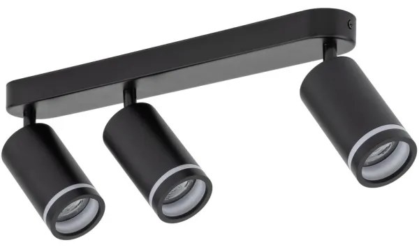 Bodové svietidlo JET 3xGU10/10W/230V čierna