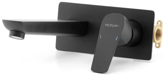 Novaservis - Umývadlová batéria na podom. inštaláciu METALIA ECO matná čierna