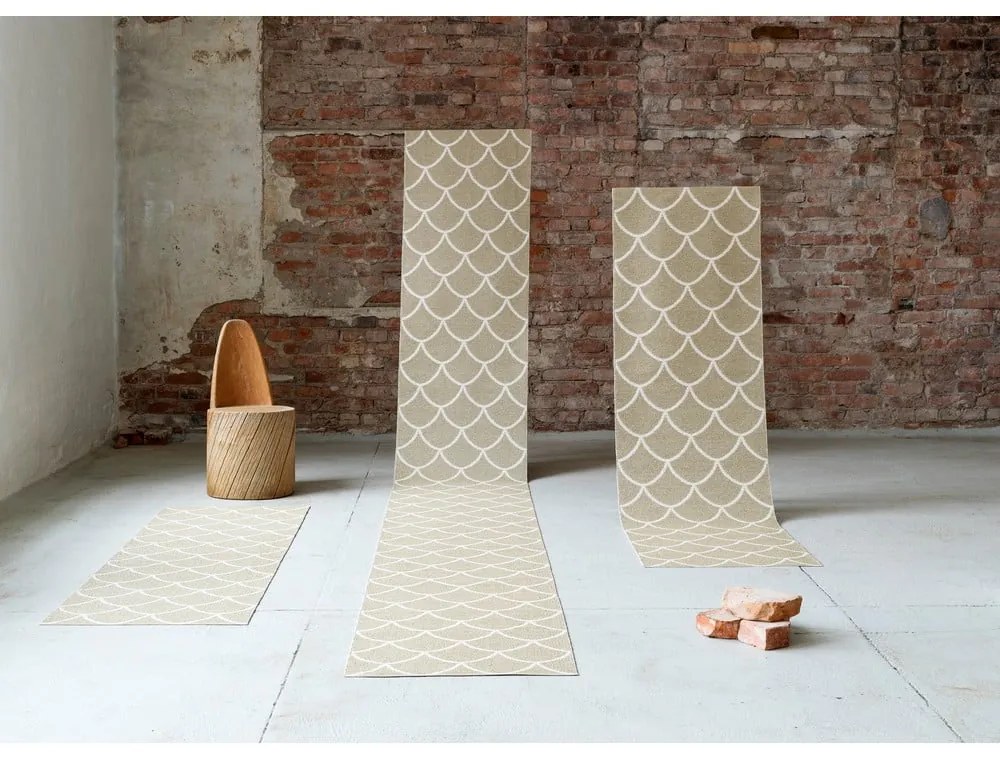 Béžový vnútorný a vonkajší behúň 70x225 cm Kotte Sand – Pappelina