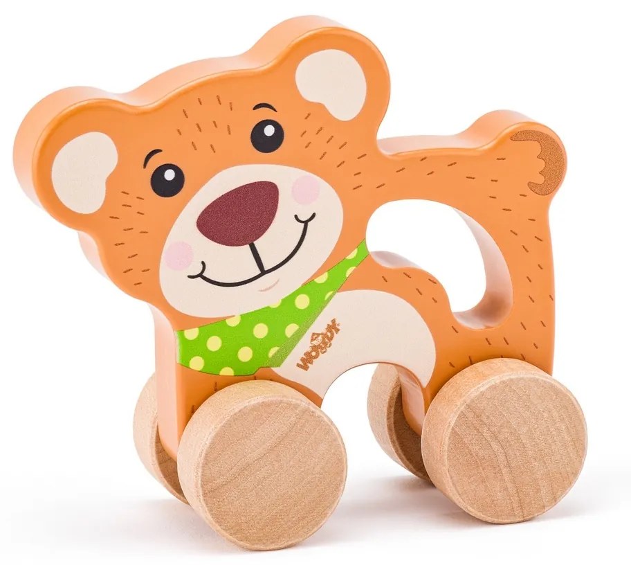 Woody Zvieratko na kolieskach Medveď