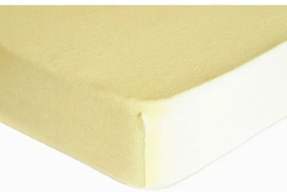 INTERMEDIC SK Posteľná plachta Jersey - 008 - Žltá Veľkosť: 90x200 cm