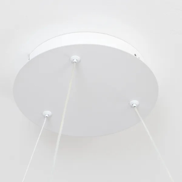 Brilagi - LED stmievateľný luster na lanku FALCON II LED/99W/230V priemer 60 cm biela + diaľkové ovládanie